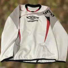 Umbro アンブロ ピステ 長袖 ホワイト×ブラック Sのサムネイル
