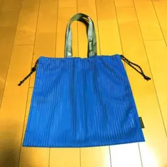 【新品未使用】niko and... メッシュバッグ エコバッグ ブルー