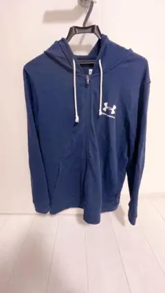 Under Armour ネイビー フルジップフーディ XL
