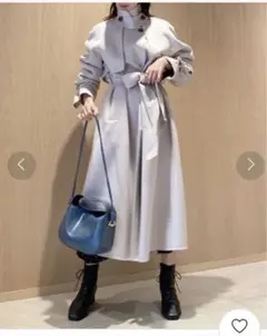 値下げ可！タグ付き新品未使用SNIDELウロコカシミアスタンドカラーコート