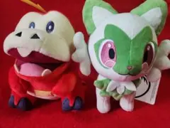 ポケモン　ぬいぐるみ　ニャオハ　ホゲータ　ポケモンセンター　ポケセン
