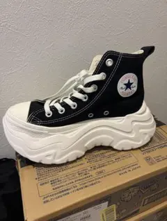 CONVERSE ALL STAR 厚底 スニーカー ブラックのサムネイル