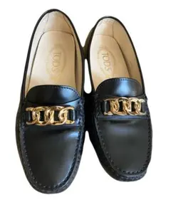 TOD'S トッズ チェーン ローファー ブラック - メルカリ
