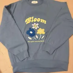 TIMELY WARNING 裏起毛トレーナーBLOOM