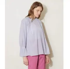 AWENMATOPH フリル袖 ストライプ ブラウス 36