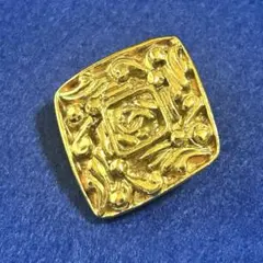 【美品 フランス製】シャネル　ヴィンテージ イヤリング ココマーク 80s