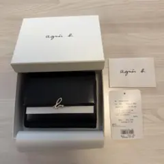 agnes b. LOUVRE 二つ折り財布 コラボ - メルカリ
