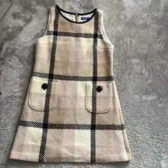 ブルーレーベル　クレストブリッジ　レザー ジャンパースカート