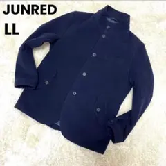3日まで限定!!　美品!!　JUNRED ショートコート　ネイビー　LLサイズ