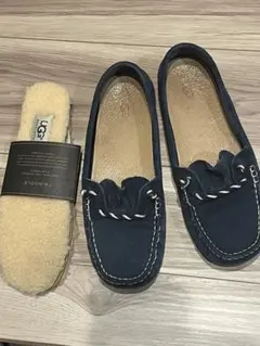 UGG モカシン ネイビー 24cm