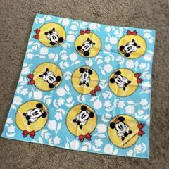 【送料無料】レア　レトロミニー　1928 ブルー　ハンカチ　バンダナ