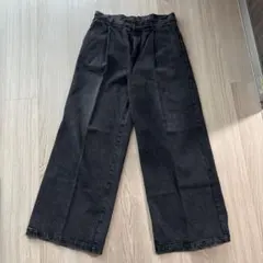 remer ワイドデニムパンツ ブラックのサムネイル