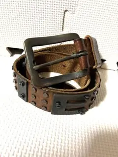 【Vintage】DIESEL ディーゼル　高級レザーベルト　イタリア製 正規品