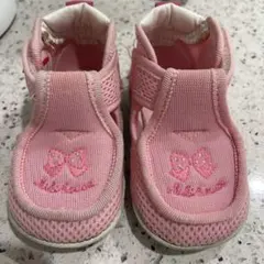 ミキハウス ベビーサンダル 11.5 ピンク