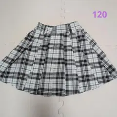 ★120★チェック　スカート