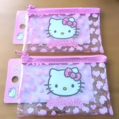 サンリオキャラクターズ ハローキティ ラメポーチ 2個セット