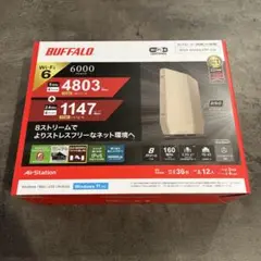 BUFFALO WSR-6000AX4S-GB Wi-Fi 6 ルーター