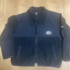 CAMP7 ブラック フリースジャケット 140cm