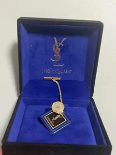 イヴサンローラン YSL ラペルピン タイピン 美品 箱付き 送料込