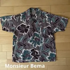 Monsieur Bema アロハシャツ Mサイズのサムネイル
