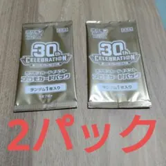 ポケモンカード　30周年ジムプロモ 2パック　未開封