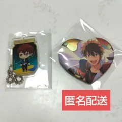 守沢千秋 中国ハート缶バッジ アストロマジックワールド アクリルキーホルダー