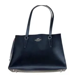 美品】COACH コーチ トートバッグ ネイビー レザー - メルカリ
