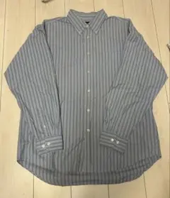 GAP ストライプ 長袖シャツ 100%コットン