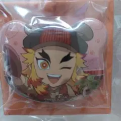 鬼滅の刃 実りの秋まつり 2025 ランダム くま缶バッジA 煉獄杏寿郎