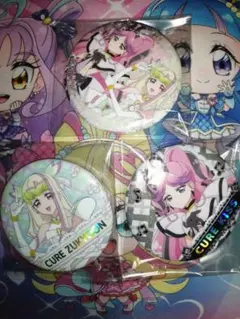 キミとアイドルプリキュアキラッキランランフェスタ ハート缶バッジ