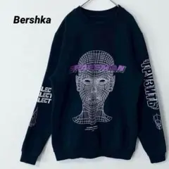 ベルシュカ　スペースマン　グラフィック　トレーナー　ブラック　スウェットメンズ
