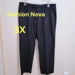 【大きいサイズ】Fashion Nova ダークブルー デニムパンツ 3X