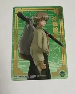 銀魂　カードダス　SP195 箔押しクリアカード　沖田総悟