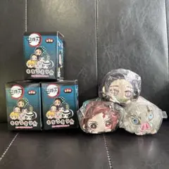 鬼滅の刃　もちころりん　ぬいぐるみマスコット　炭治郎　伊之助　ねずこ