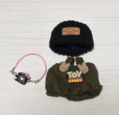 17cm ぬいぐるみ服 着せ替え　カメラ付き3点セット　LABUBU