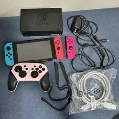 Nintendo Switch 本体 ネオングリーン/ネオンピンク 箱無し - メルカリ