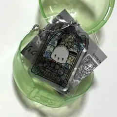ステンドグラス風 アクリルキーチェーン ポチャッコ