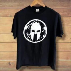 DELTA スパルタンレース 両面プリント Tシャツ L 黒 US古着