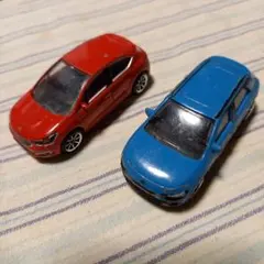 ミニカー　マジョレット　シトロエン　2台組のサムネイル