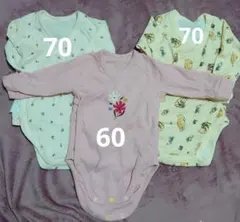 ユニクロ　ボディースーツ長袖60・70