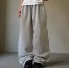 90s-00s Nike バギー スウェットパンツ ワイドレグ サイドライン