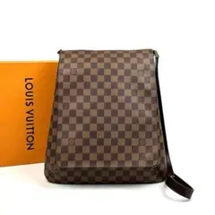 美品】ルイヴィトン N51302 ミュゼット ダミエ LV PVC 茶系 - メルカリ