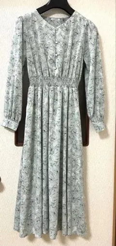 ハニーズ　COLZA ロングワンピース　S 緑