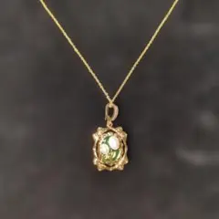 天然石ネックレス レトロ!!ぷっくり♡パール