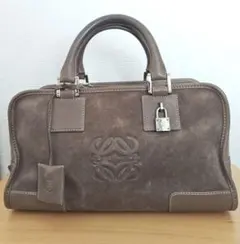 超希少カラー LOEWE アマソナ28 ハンドバッグ ナッパレザー マルチ 