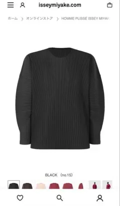 2026年最新】HOMME PLISSE ISSEY MIYAKE カラー：ブラック系 メンズ 七