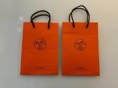 HERMES エルメス ショップ袋 ショッパー 2枚セット