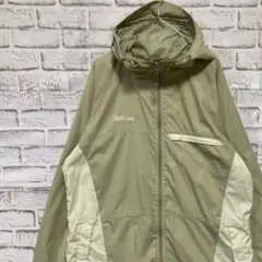 コロンビア　マウンテンパーカーレディース　ベージュL ロゴ刺繍アウトドア1117