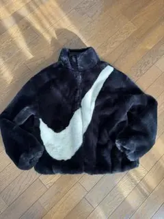 Nike フリースジャケット M ブラック/ホワイト