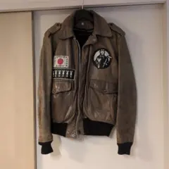 出品停止残り2日！ダムドジャパン製フライングジャケットラロッカ桜花ブラック仕様 Yahoo!オークション - ダムドジャパン製 フライングジャケット レザー